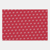 Starfish and Ornament Beach Weihnachten Gemustert Geschenkpapier Set (Vorderseite 3)