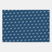 Starfish and Ornament Beach Weihnachten Gemustert Geschenkpapier Set (Vorderseite 3)