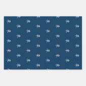 Starfish and Ornament Beach Weihnachten Gemustert Geschenkpapier Set (Vorderseite 2)