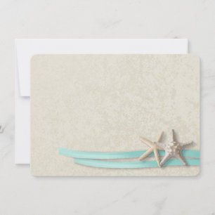 Starfish and Ribbon Flat Card Vielen Dank Mitteilungskarte