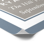 Starfish and Sand Dollar - Hochzeit am Strand Poster (Ecke)