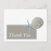 Starfish and Sand Dollar - Hochzeit am Strand Viel Postkarte (Vorderseite)