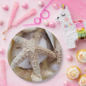 Starfish and Sand Dollars Elegant Pappteller (Party)