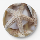 Starfish and Sand Dollars Elegant Pappteller (Vorderseite)