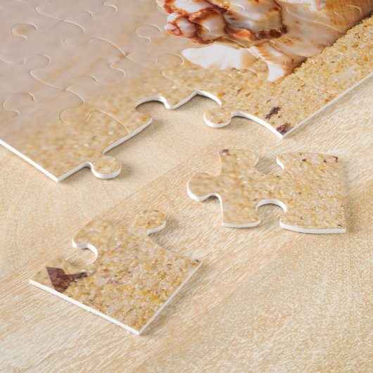 Starfish and Seashells am Strand Puzzle (Seite)