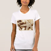Starfish and Seashells Womens T - Shirt (Vorderseite)