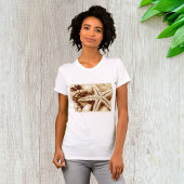 Starfish and Seashells Womens T - Shirt