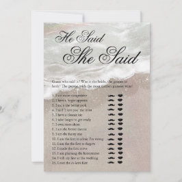 Starfish and Shells Tropical Beach Bridal Shower Einladung