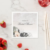 Starfish and Shells Tropical Beach Bridal Shower Serviette (Beispiel)