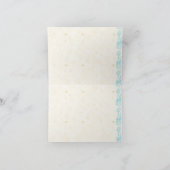 Starfish and Water Wedding Thank You Card Dankeskarte (Innenseite)