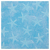 Starfish Aqua Blue Stoff (Muster)