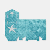Starfish Aqua Sea Glass personalisieren Geschenkschachtel (Ungefaltet)