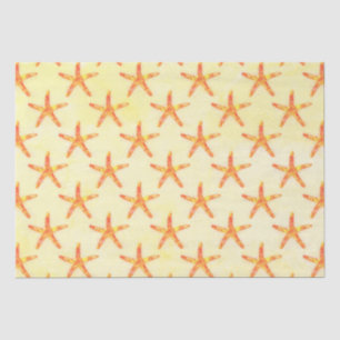 Starfish Aquarellmuster Seidenpapier