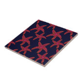 Starfish-Art-Muster Fliese (Seite)