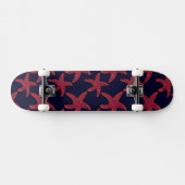 Starfish-Art-Muster Skateboard (Horizontal)