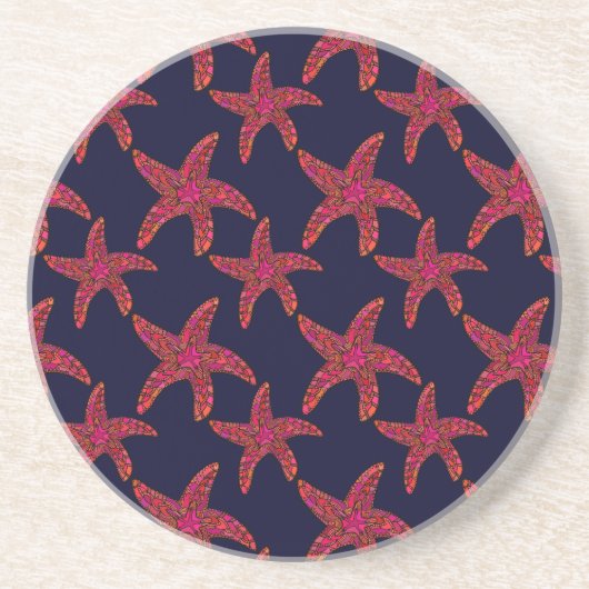 Starfish-Art-Muster Untersetzer (Vorne)