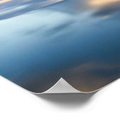 Starfish at the beach photo poster print (Ecke)