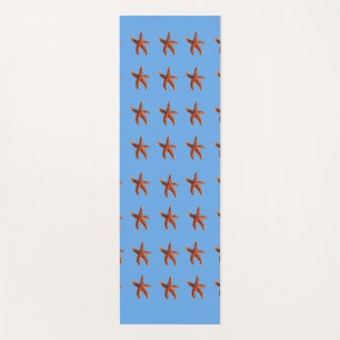 Starfish auf Blau Yogamatte