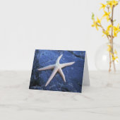 Starfish auf dem Felsen Lava Karte (Gelbe Blume)