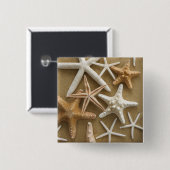 Starfish auf dem Sand Button (Vorne & Hinten)