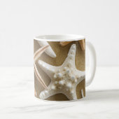 Starfish auf dem Sand Kaffeetasse (VorderseiteRechts)