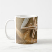Starfish auf dem Sand Kaffeetasse (Links)