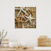 Starfish auf dem Sand Poster (Küche)