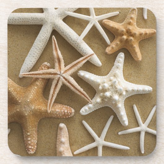 Starfish auf dem Sand Untersetzer (Vorderseite)