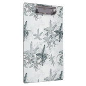 Starfish auf dem Seemuster Klemmbrett (Rechts)