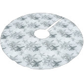 Starfish auf dem Seemuster Polyester Weihnachtsbaumdecke (Schrägansicht)