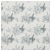 Starfish auf dem Seemuster Stoff (Muster)