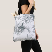 Starfish auf dem Seemuster Tasche (Von Nahem)