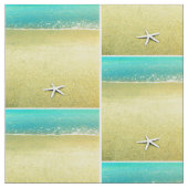 Starfish auf dem Strand-Gewebe Stoff (Nahaufnahme)