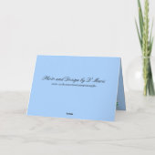 Starfish auf der Beach Birthday Card Karte (Rückseite)