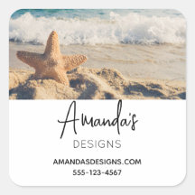 Starfish auf einem Sandy Beach Fotogeschäft