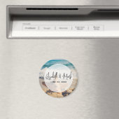 Starfish auf einer Hochzeit mit Sandy Beach Magnet (In Situ (Geschirrspüler))