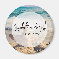 Starfish auf einer Hochzeit mit Sandy Beach