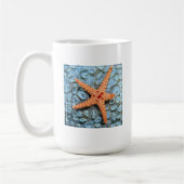 Starfish auf einer Koralle mit Polips Kaffeetasse (Links)