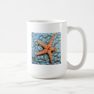 Starfish auf einer Koralle mit Polips Kaffeetasse