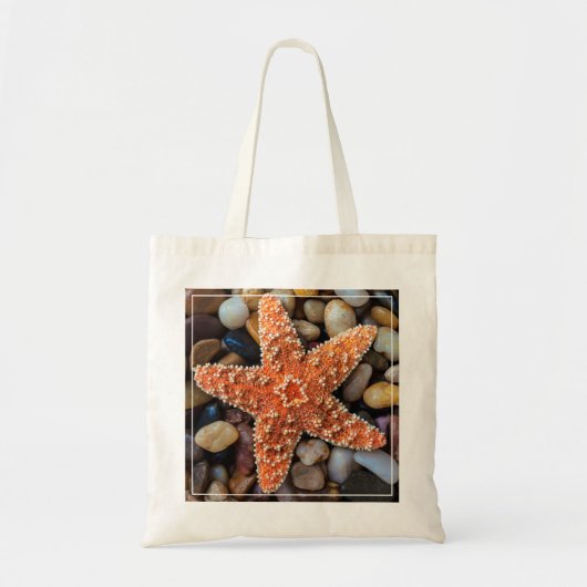 Starfish auf Felsen Tragetasche (Vorne)