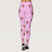 Starfish auf Rosa Leggings (Rückseite)