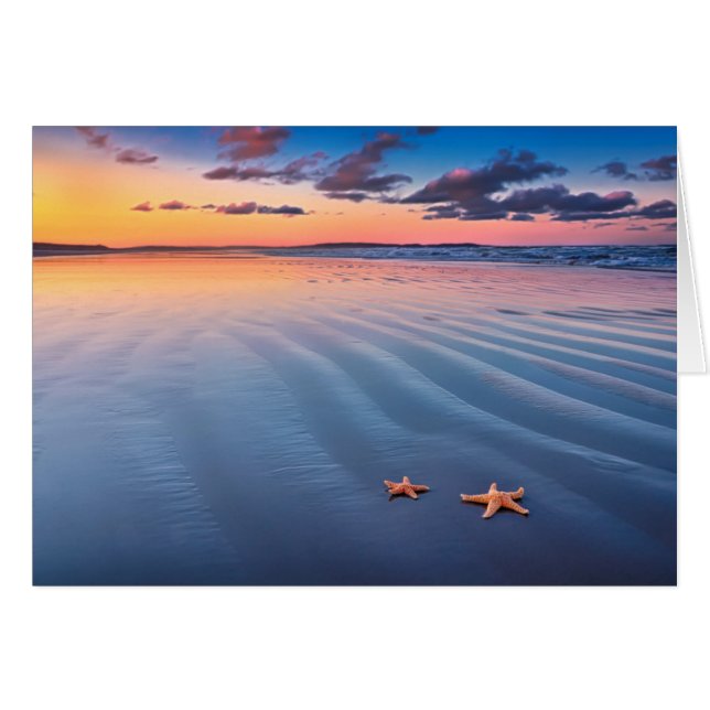 Starfish auf Sand (Vorderseite (Horizontal))