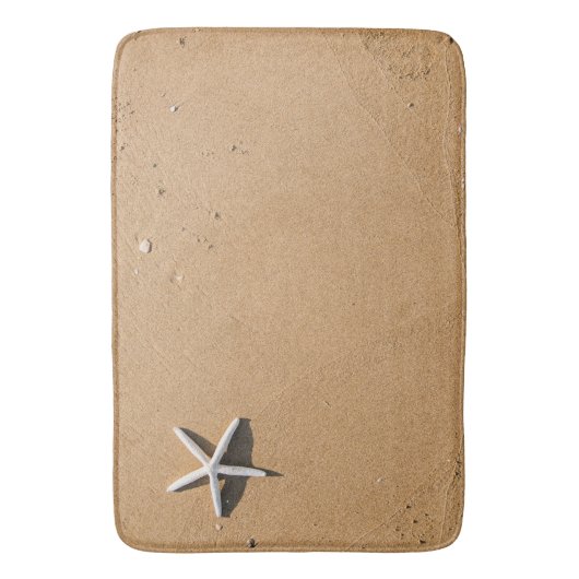 Starfish auf Sand-Bad-Matte Badematte (Vorderseite Vertikal)