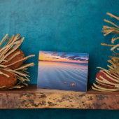 Starfish auf Sand Fotoplatte (Seite)