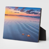 Starfish auf Sand Fotoplatte (Seite)