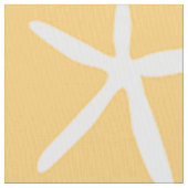 Starfish auf Sand Stoff (Nahaufnahme)