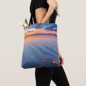 Starfish auf Sand Tasche (Von Nahem)