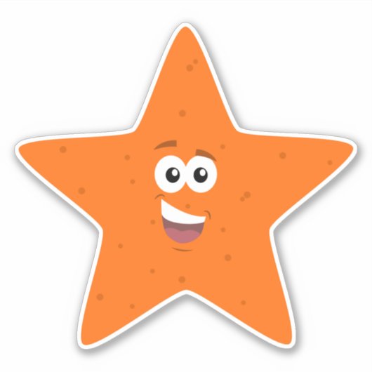 Starfish Aufkleber (Vorderseite)