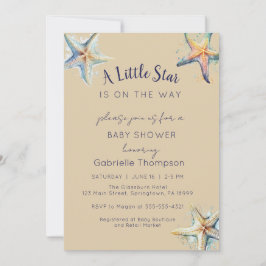 STARFISH Babydusche Einladung