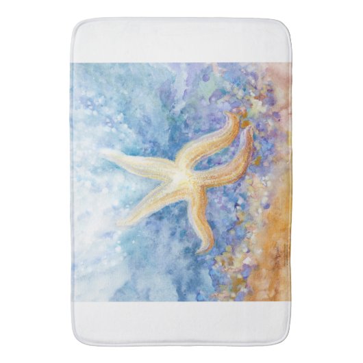 Starfish Badematte (Vorderseite Vertikal)
